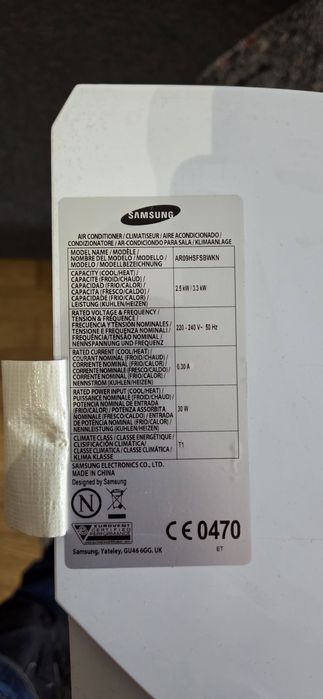 Klimatyzator Samsung 10KW/12KW + 5 jednostek wewnętrznych - OKAZJA !