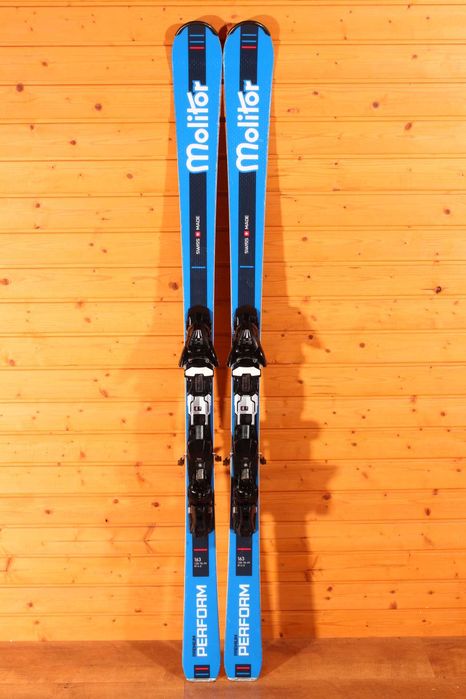 Narty premium Molitor Perform, 163 cm, R 14, Swiss Made, stan BDB /P/