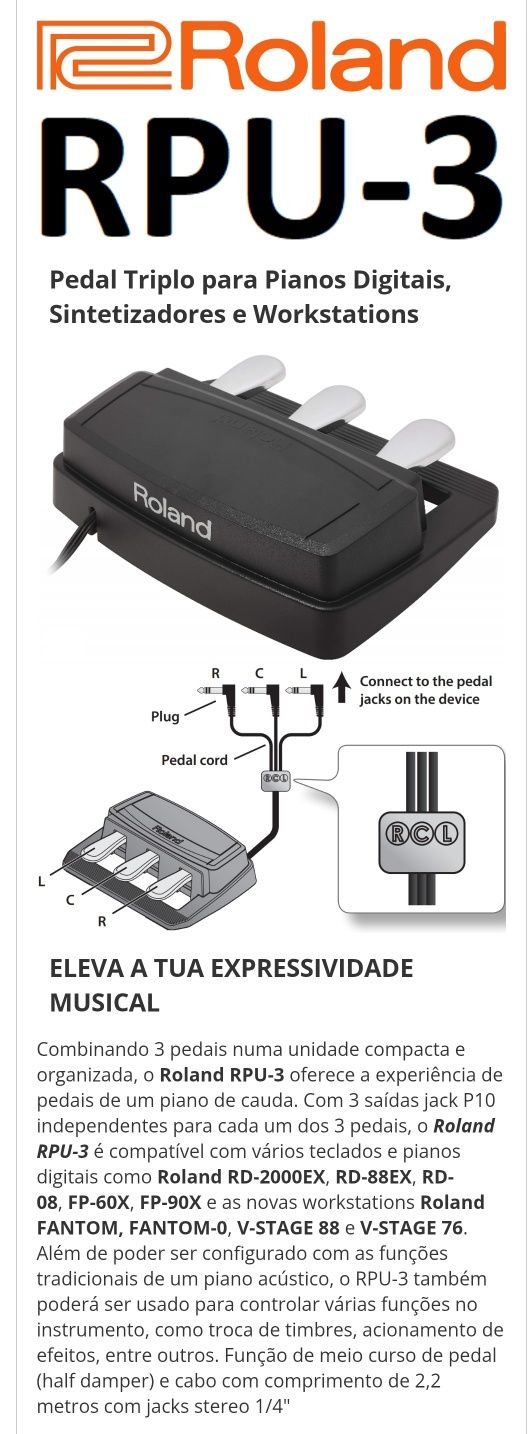 ROLAND RPU-3 (Pedaleira)