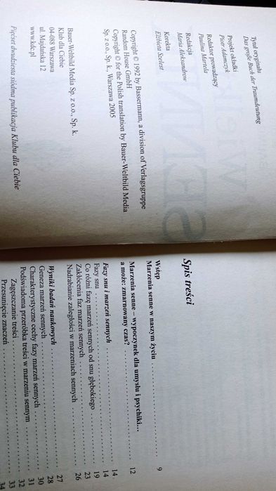 Książka WIELKI SENNIK Andreas Baumgarten