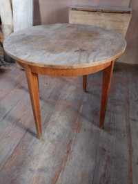 Stół patyczak PRL drewniany