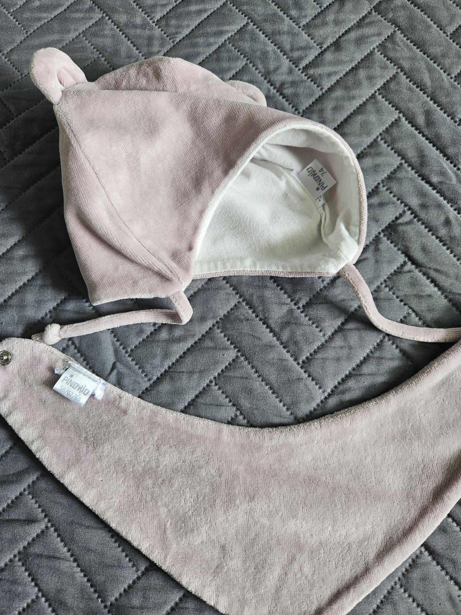 Komplet czapka +chustka Pinokio r.68