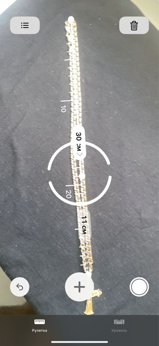 Золотий ланцюжок з крестиком плетіння бісмарк