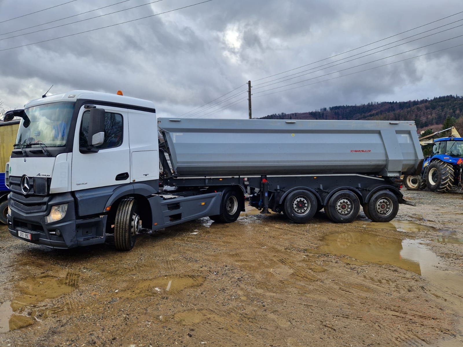 Mercedes actros adr 1843 LS euro6 hydraulika niska kabina