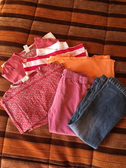 Lote de roupa menina 3/4 anos