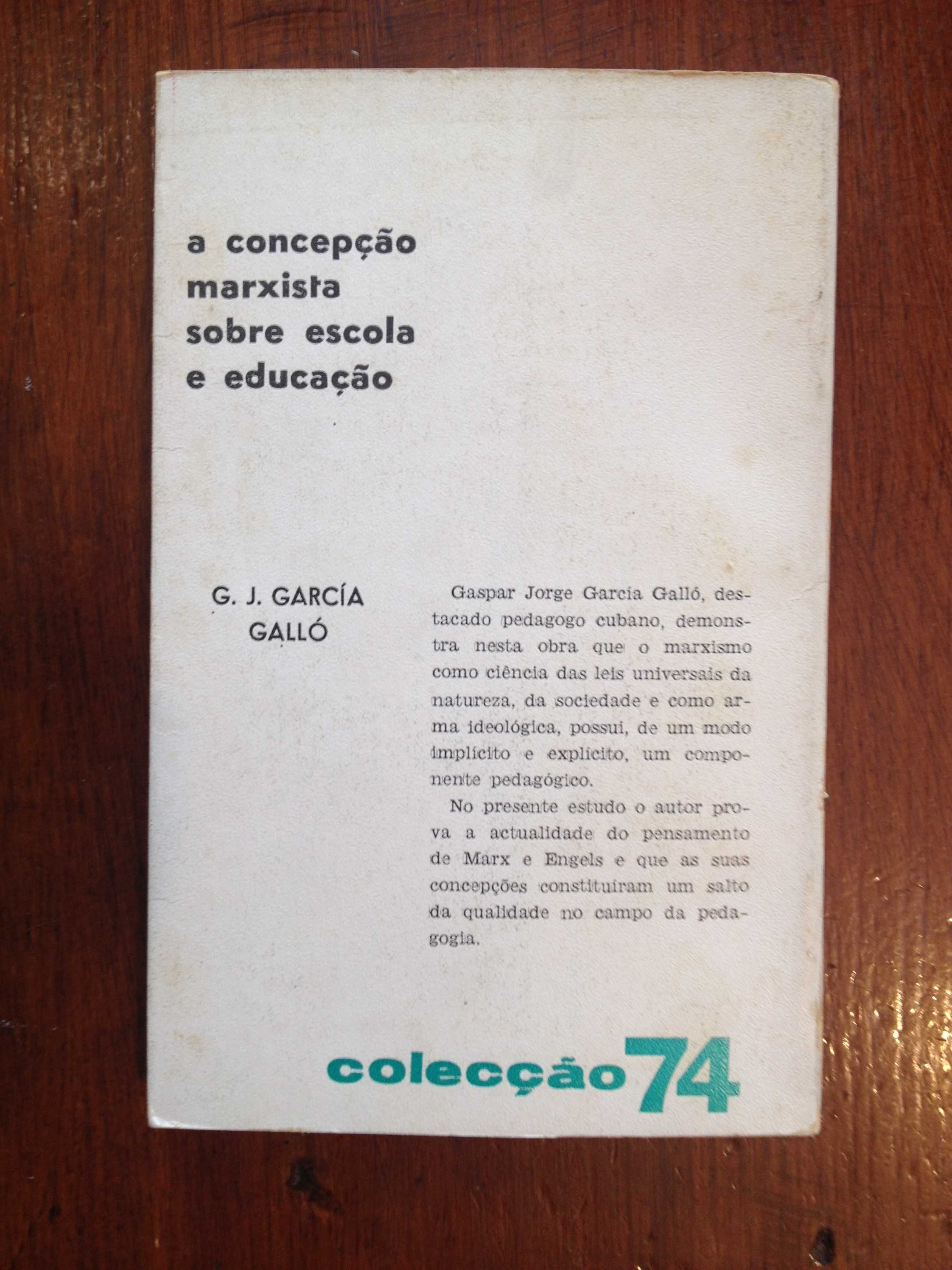 G. J. García Galló - A concepção Marxista sobre escola e educação