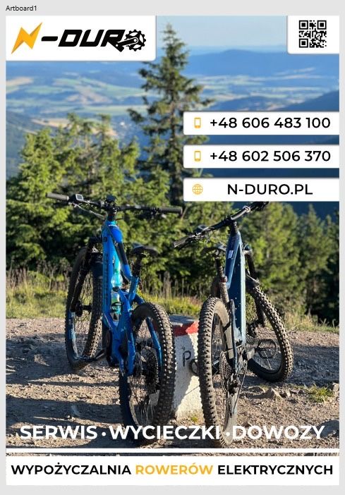 Mobilna wypozyczalnia rowerow elektrycznych  N-duro.pl