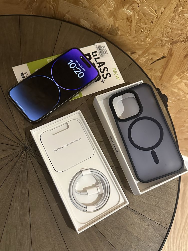Apple Iphone 14 pro 128gb deep purple 88% baterii stan idealny!