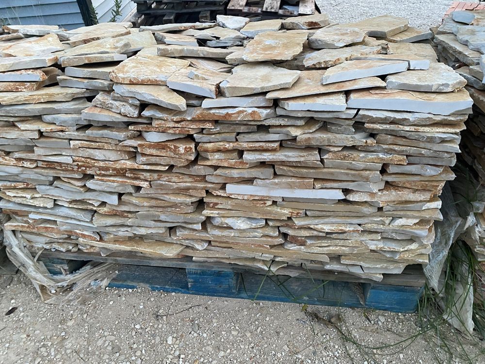 Pedra rustica amarela