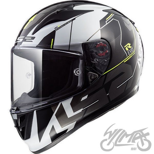 KASK LS2 FF323 ARROW R EVO TECHNO white black rozmiar 3XL