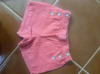 Calção menina 5-6 anos