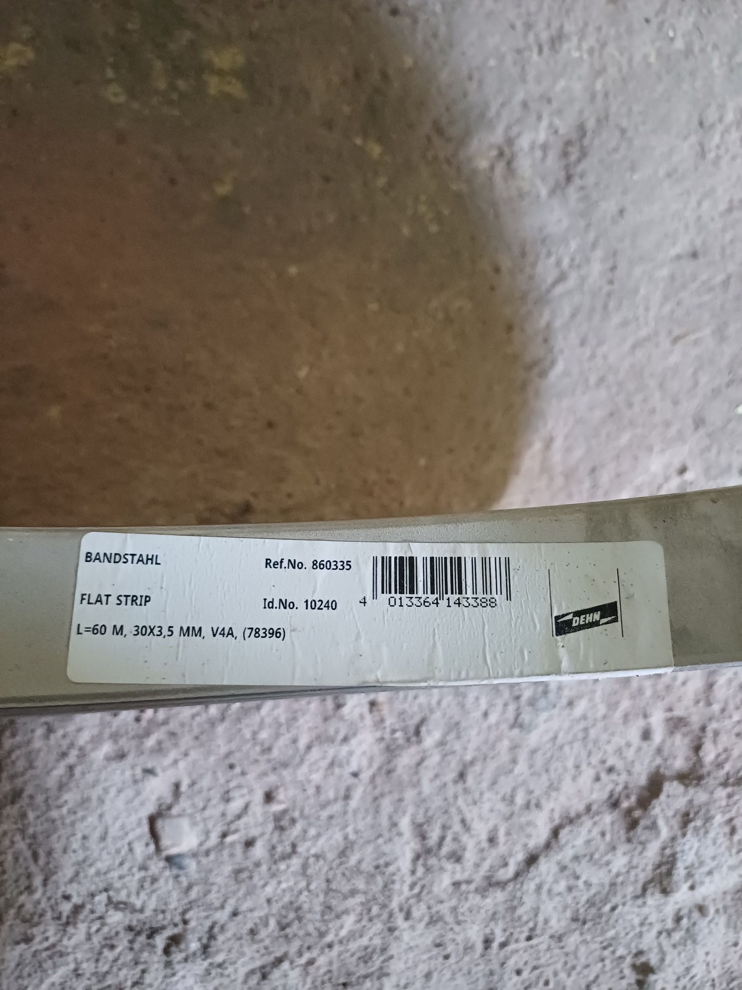 Bednarka 30x3.5mm nierdzewka 60m [taśma, uziom]