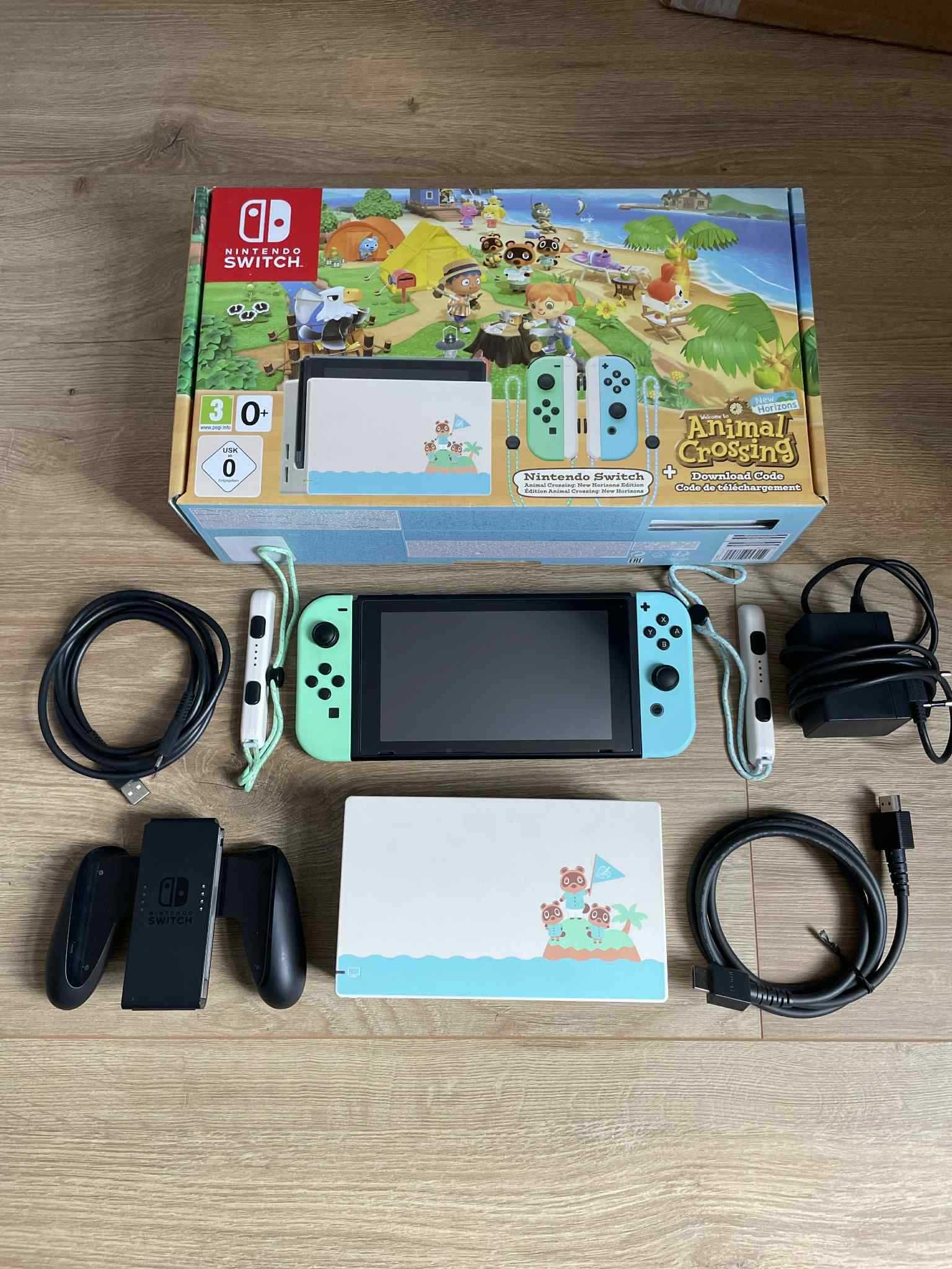 Nintendo Switch Na Rodzinne Wyjazdy Oryginalne Akcesoria GRATIS 3 GRY