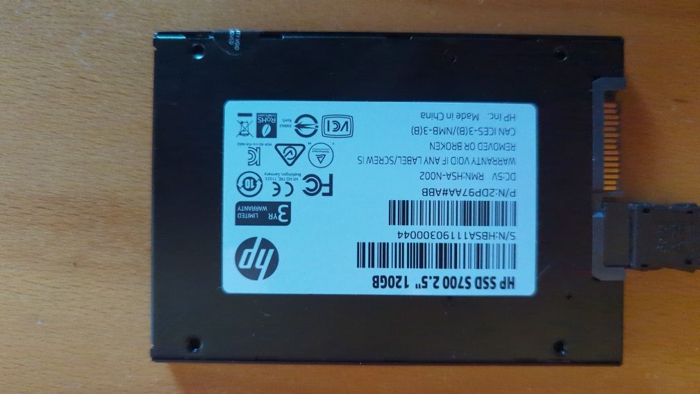 Solid State Drive HP 120GB