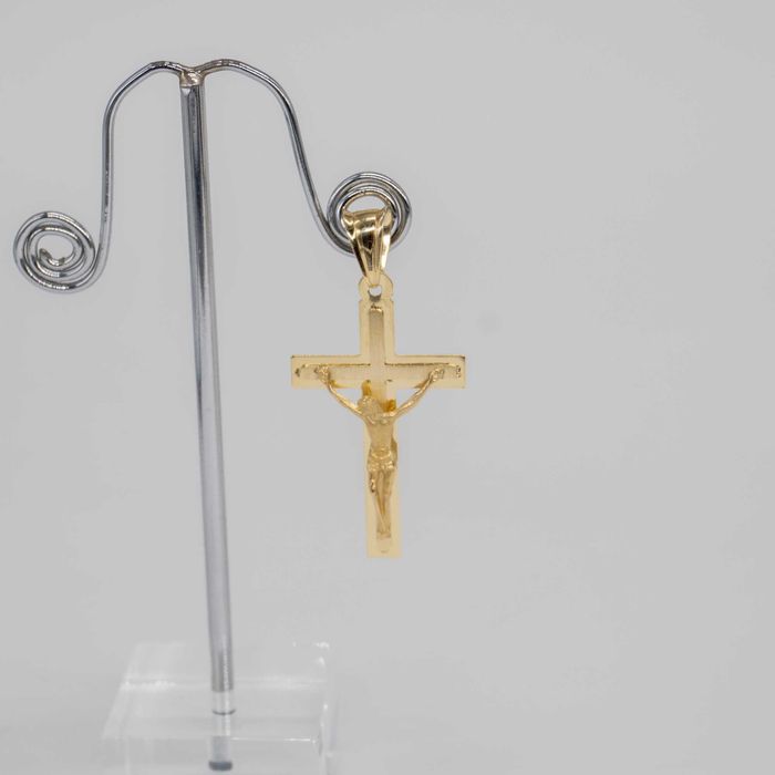 złota zawieszka 585 KRZYŻ krzyżyk 3,27 gram 4,5cm NOWY WYSYŁKA GRATIS