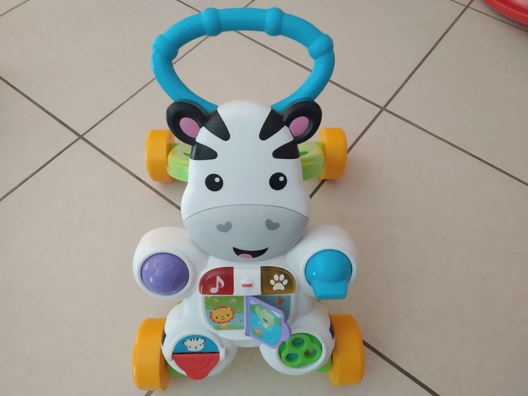 Andador Zebra da Fisher Price .