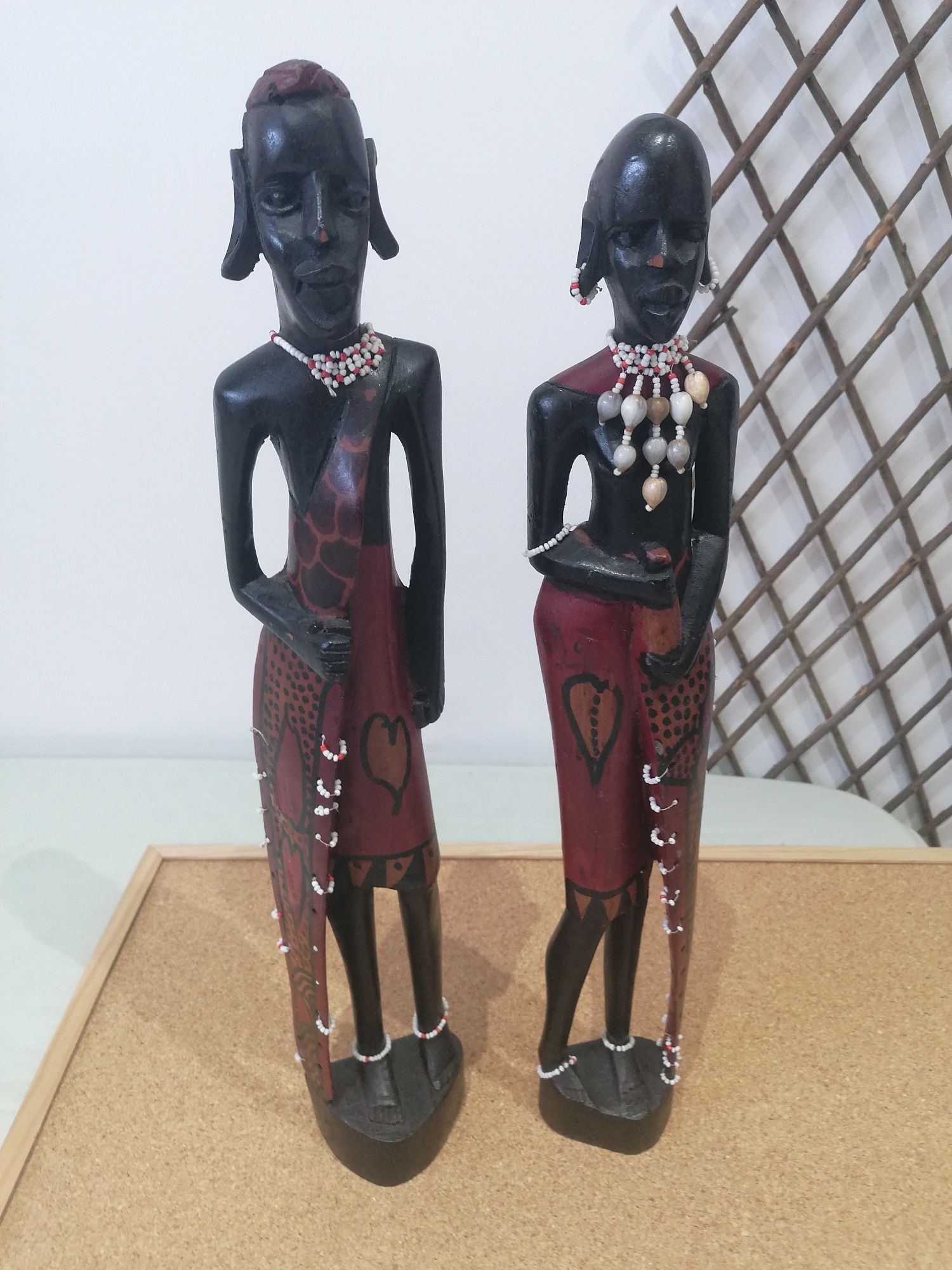 Par de estatuetas africanas