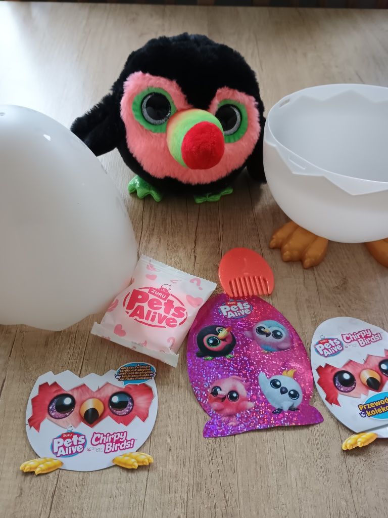 Pets Alive ZURU Chirpy Birds maskotka interaktywna wesołe ptaszki