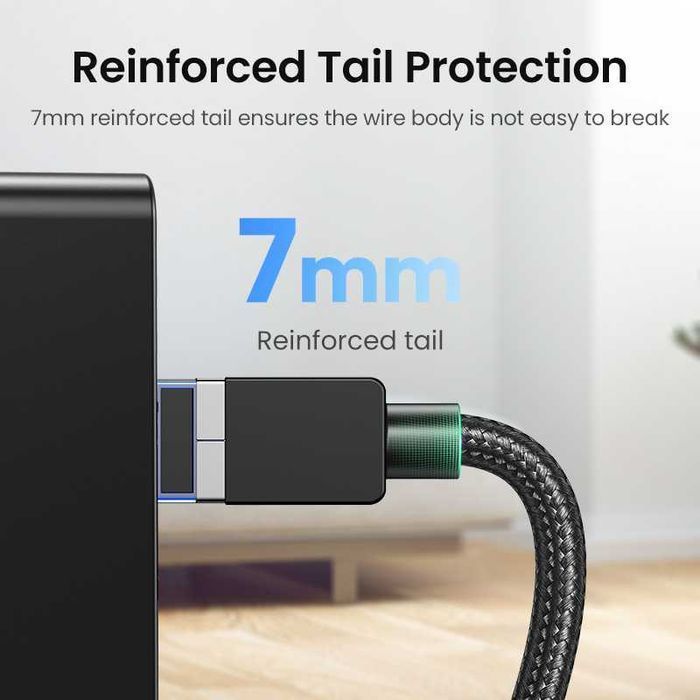 Кабель для роутера cat 8 Ugreen Ethernet патч-корд lan провод 5 - 20 м