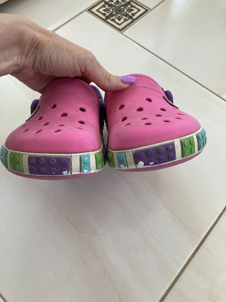 Crocs шлепки на девочку 21,5 см