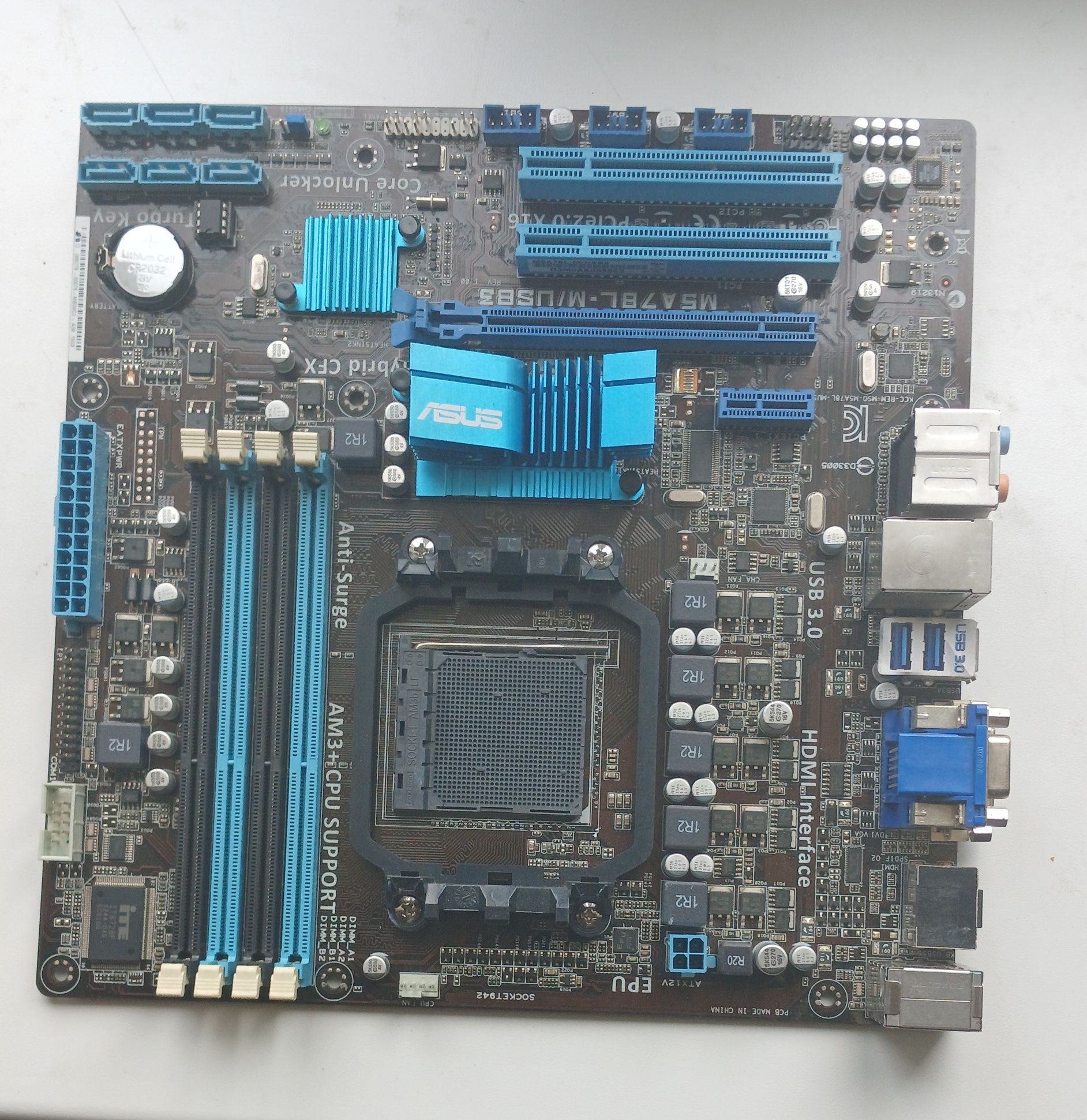 Motherboard m5a78l-m usb3