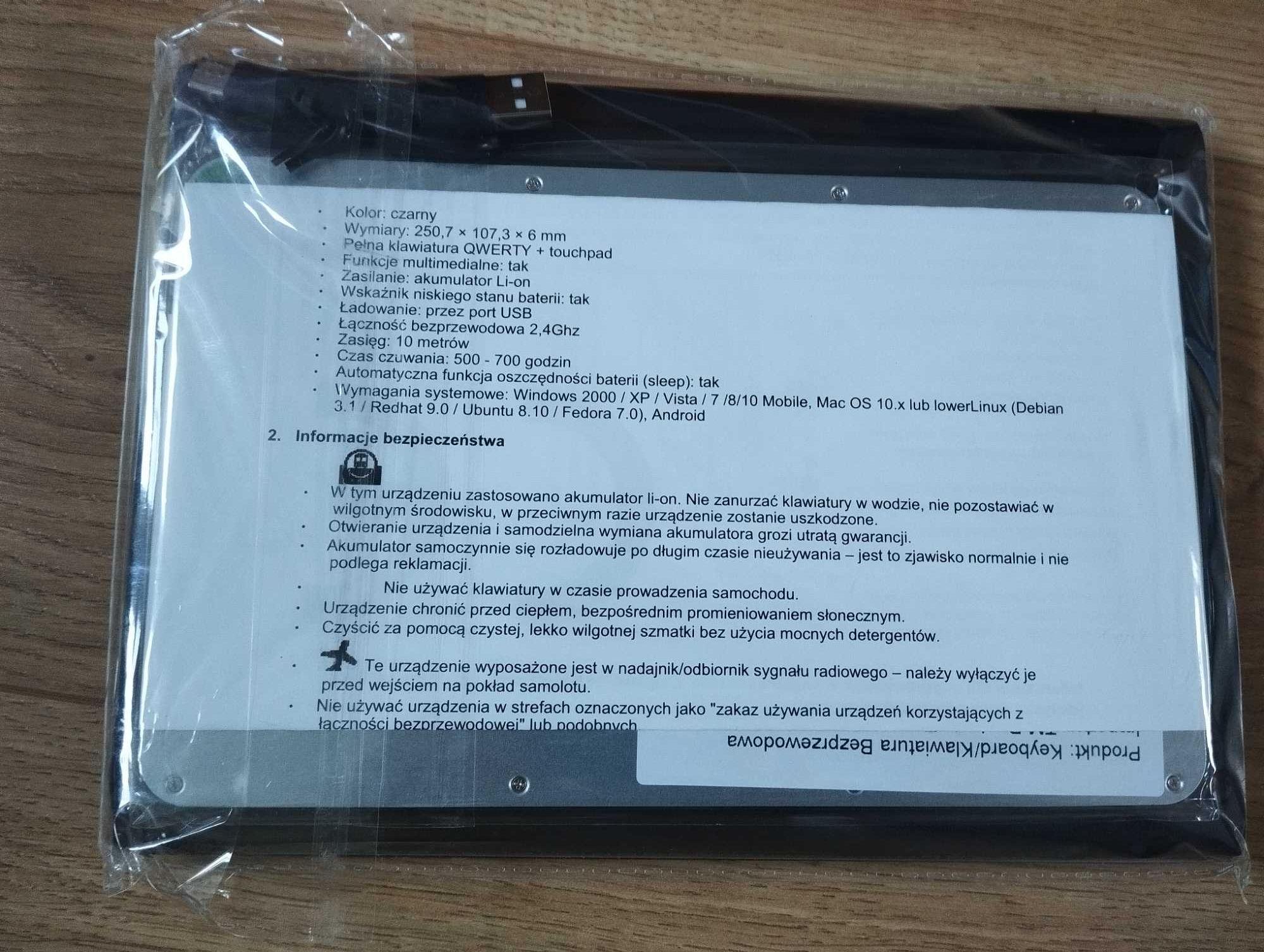etui z klawiaturą bezprzewodową do Lenovo Tab M9 NOWE