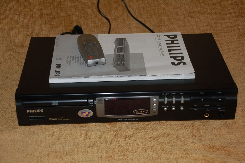 СД проигрыватель ,  програвач Philips CD 753 , TDA 1549