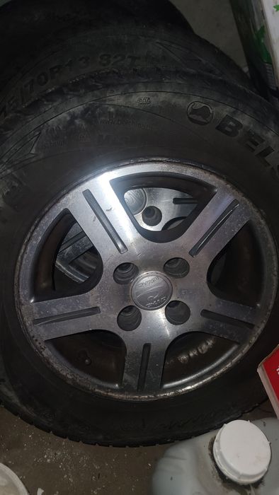 Колеса з тітанами резина белшина зима R13 175/70