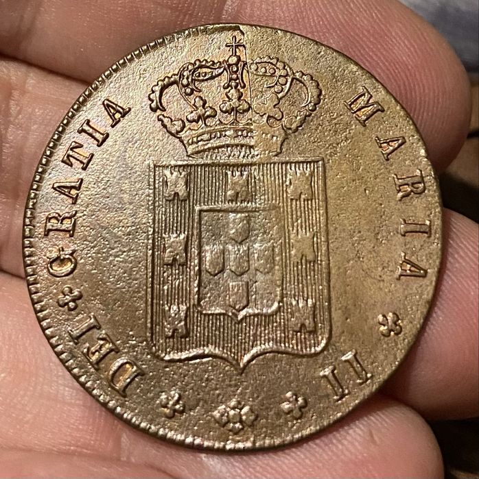 Moeda X Reis D MARIA II - 1836