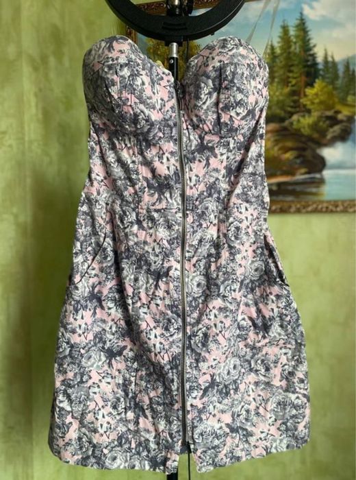 Сукня корсет, корсетна сукня, жіноча сукня корсет, сукня з чашками