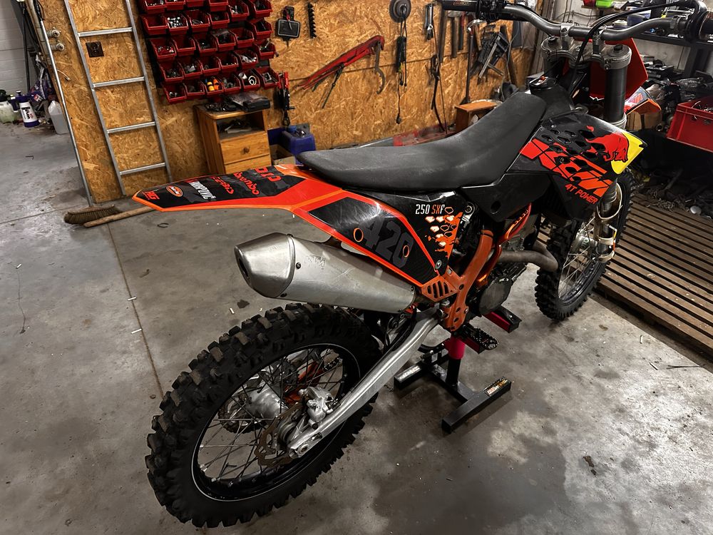 Ktm sxf 250 po remncie