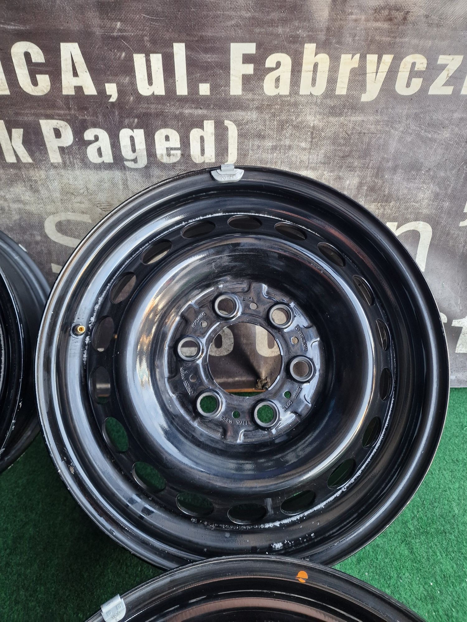 Felgi stalowe 16 6×130 Mercedes Sprinter II Vw Crafter jak Nowe Orgina