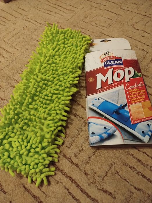 Płaski mop z mikrofibry + nakładka