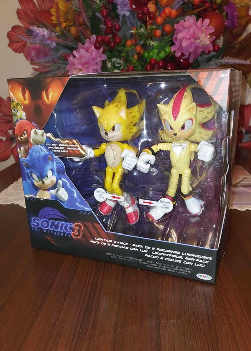 Sonic the Hedgehog 3 Figurka Super Shadow Light Up 2 od Jakks Pacific
