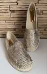 Nowe, piękne złote espadryle rozmiar 40