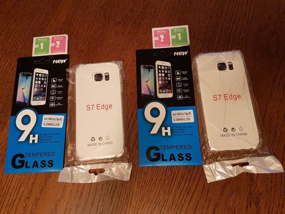 Plecki etui oraz szkło hartowane do SAMSUNG GALAXY S7 EDGE