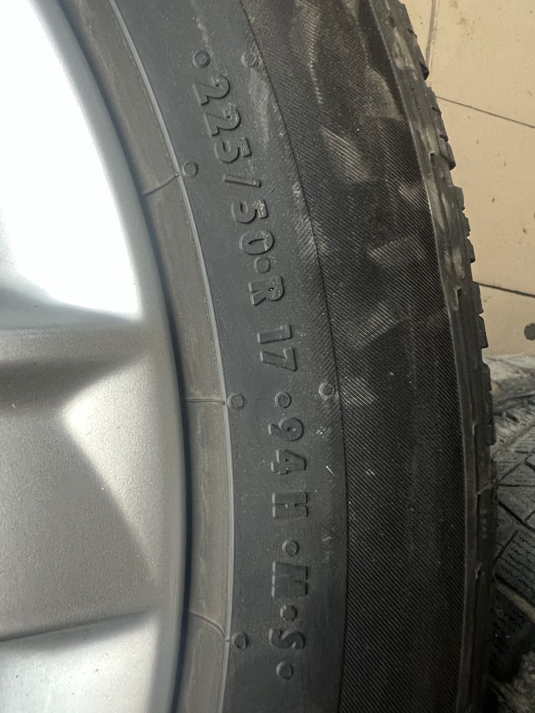 Диски и резина r17 225/50 audi a4 b8
