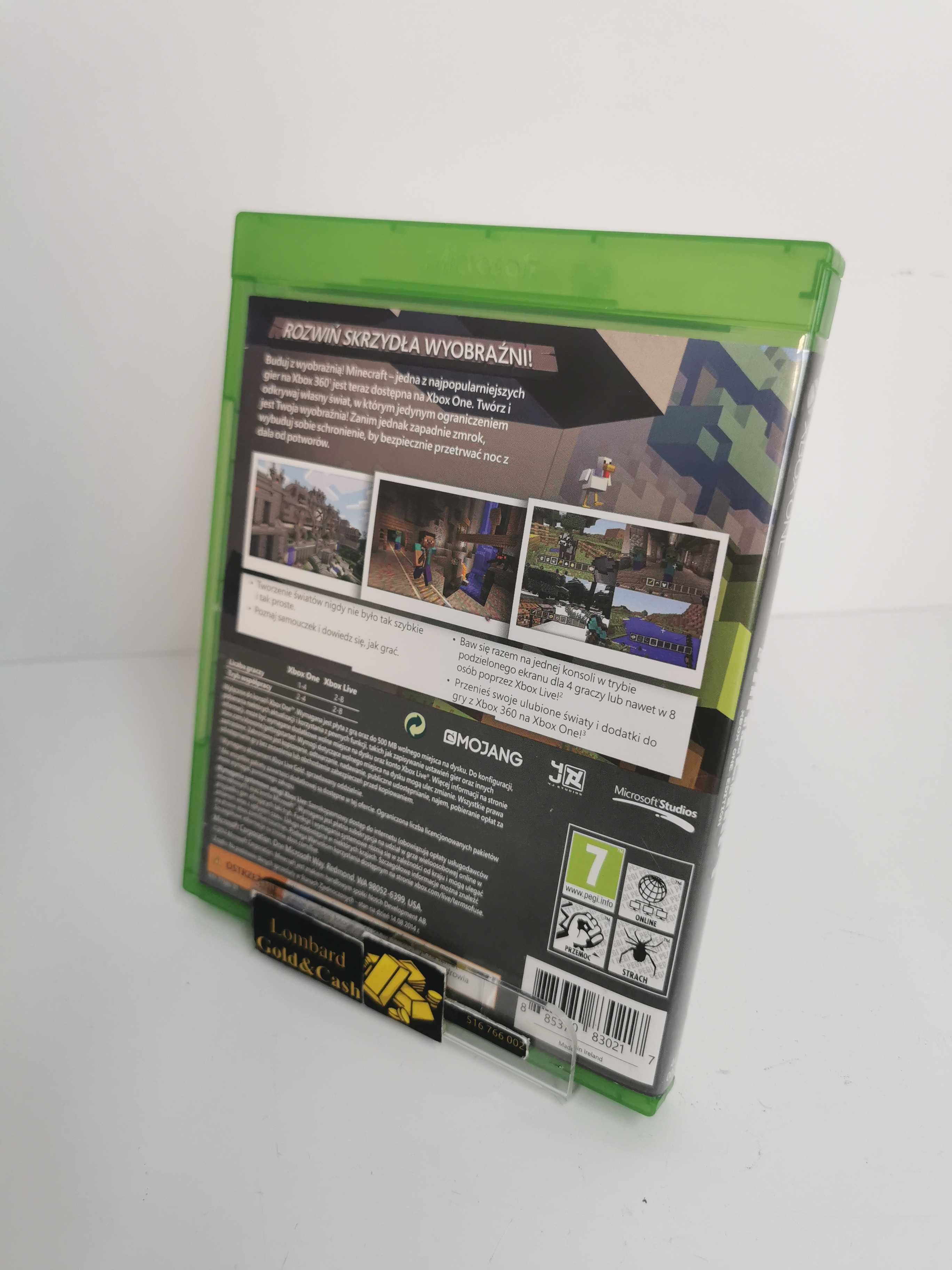 Gra Minecraft Xbox One Edition Wersja Angielska Xbox One