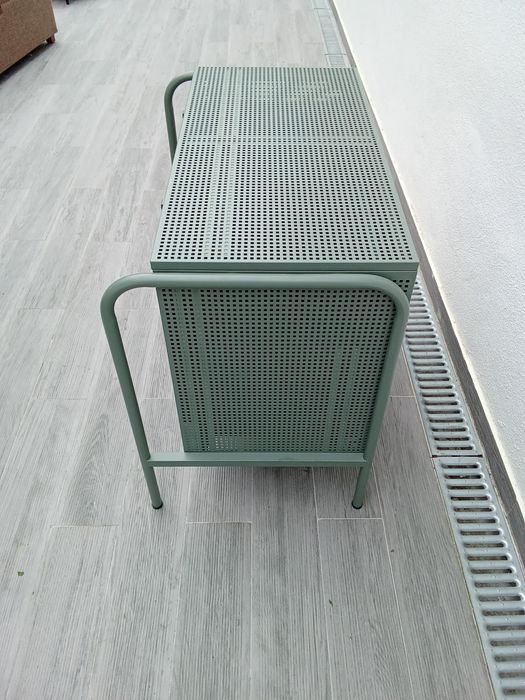 Armário tipo cacifo em ferro com 4 divisões