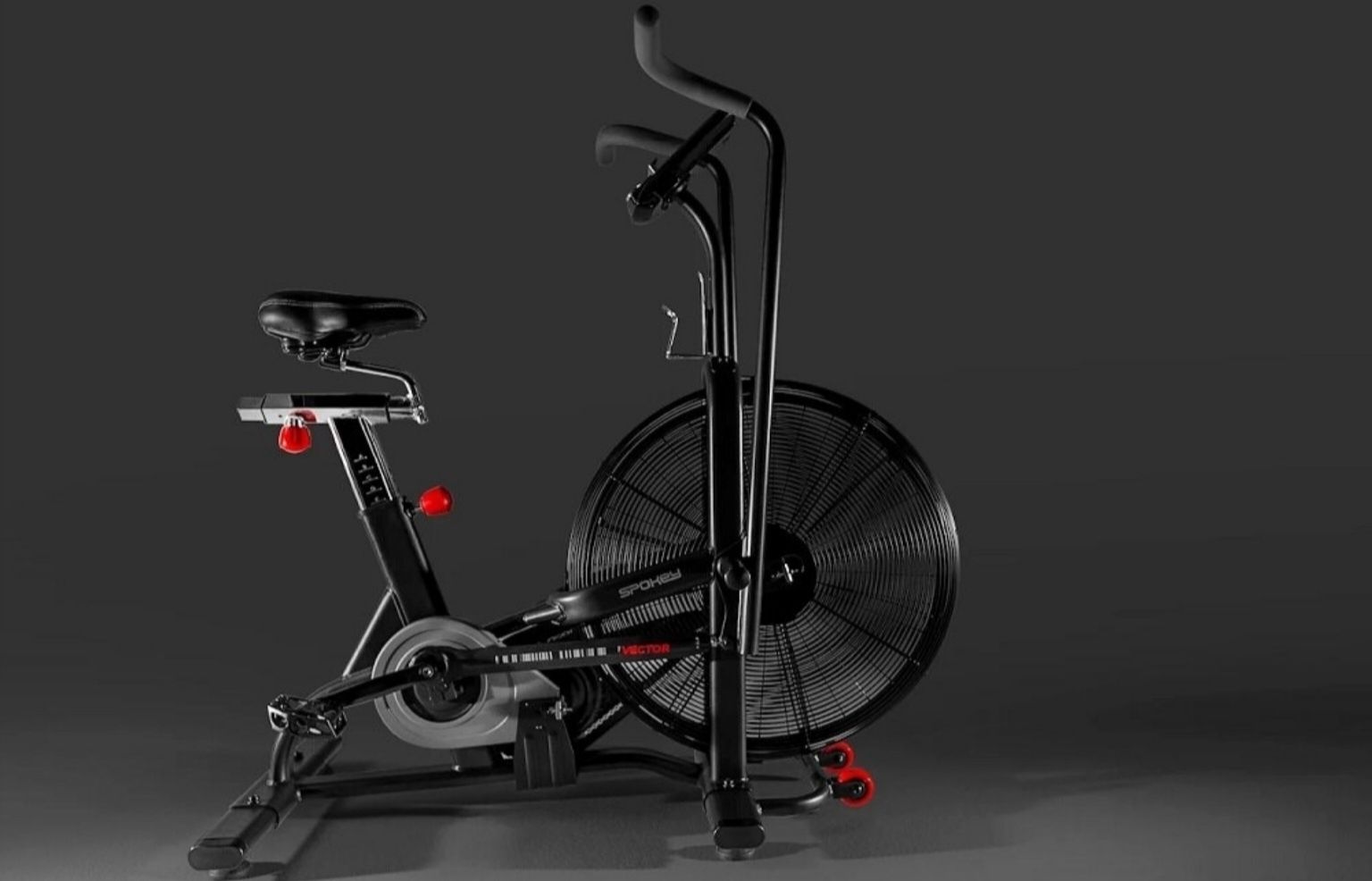 Rower treningowy pionowy powietrzny Air Bike Spokey Vector 929814