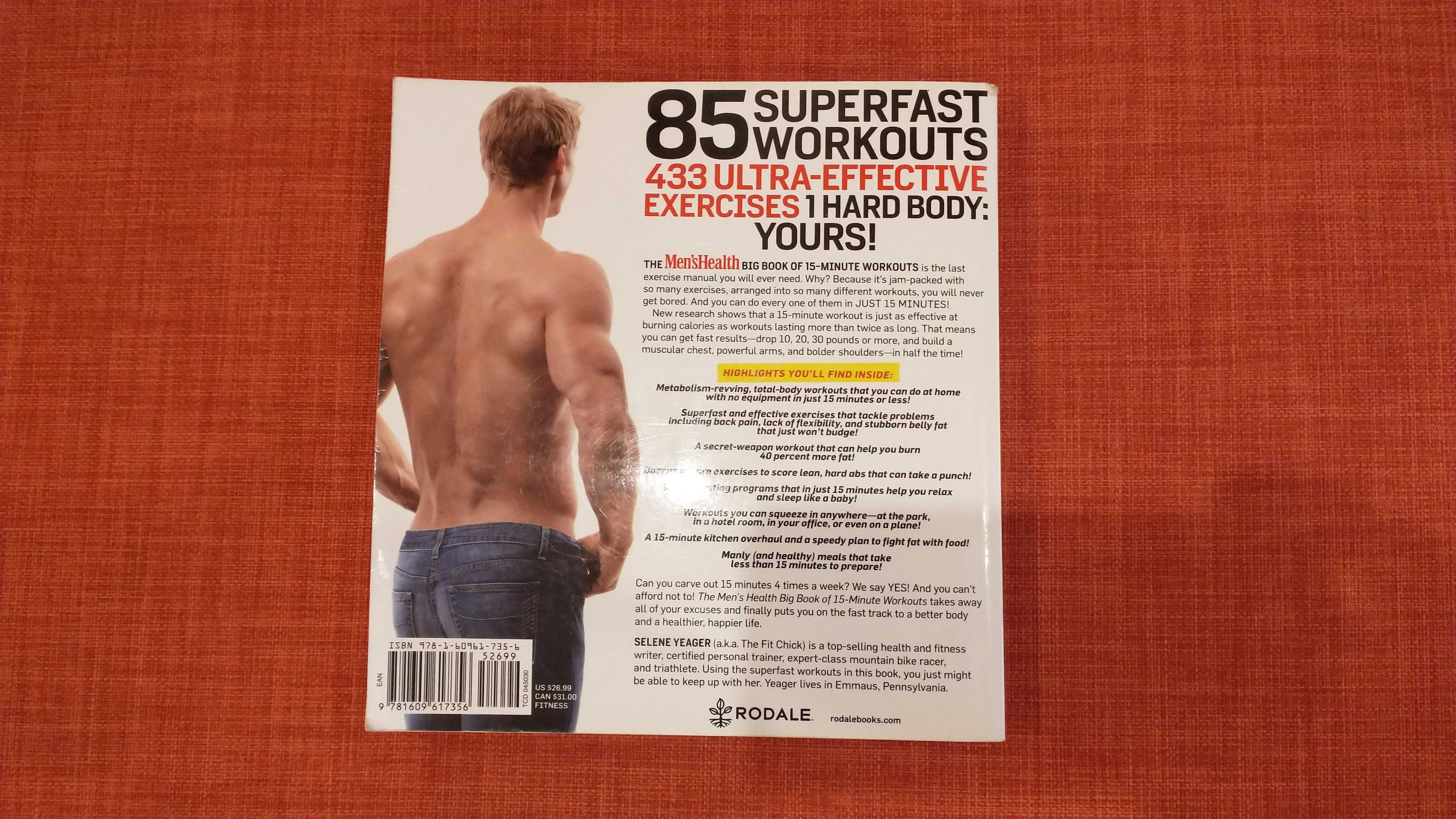 Livro "The Men's Health Big Book of 15-Minute Workouts"