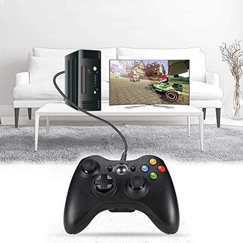 Kontroler przewodowy Diswoe Xbox 360 Gamepad do PC/Xbox 360