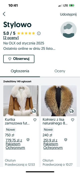 Kamizelka z lisa OSZUSTWO!