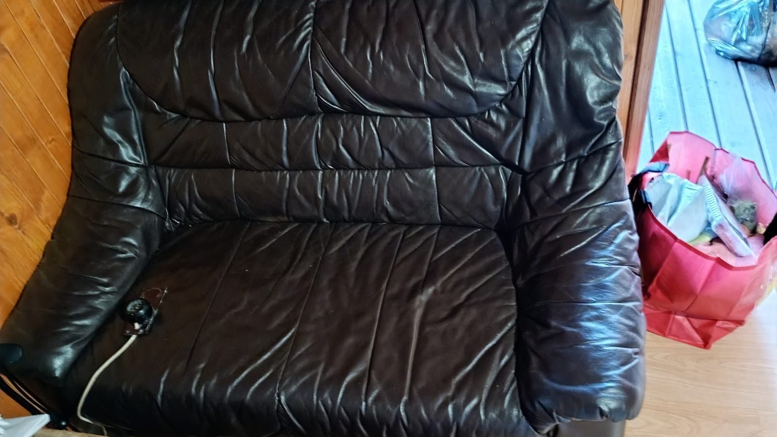 Sofa 2 osobowa,brazowa