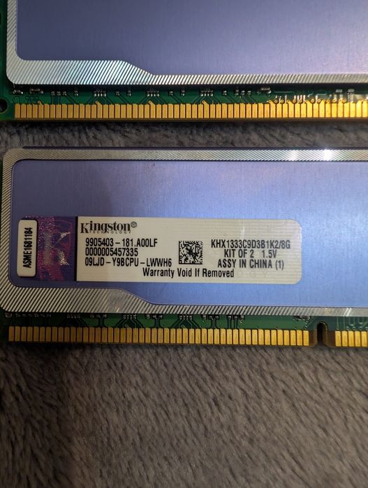 Hyperx Kingston DDR3 2x4GB 8GB