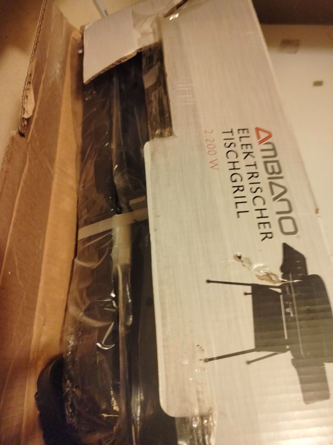 Nowy grill elektryczny na nóżkach