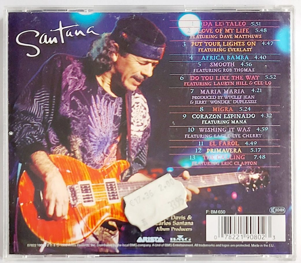 Carlos Santana Supernatural 1999r