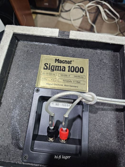 Magnat Sigma 1000 Настоящая Немецкая акустика Топ серия  НЧ 20 см