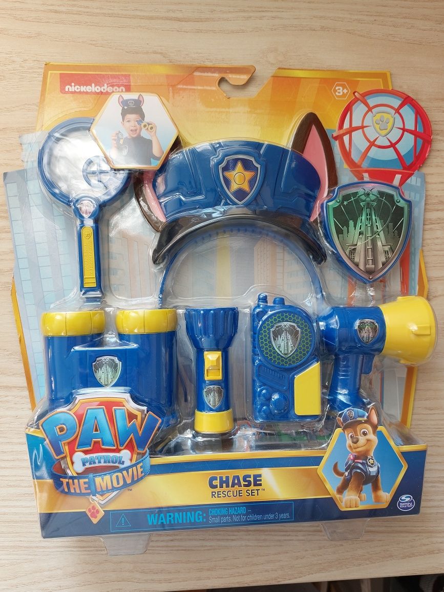 Zestaw Psi Patrol Paw Patrol policyjny strażaka Marshall Chase policj