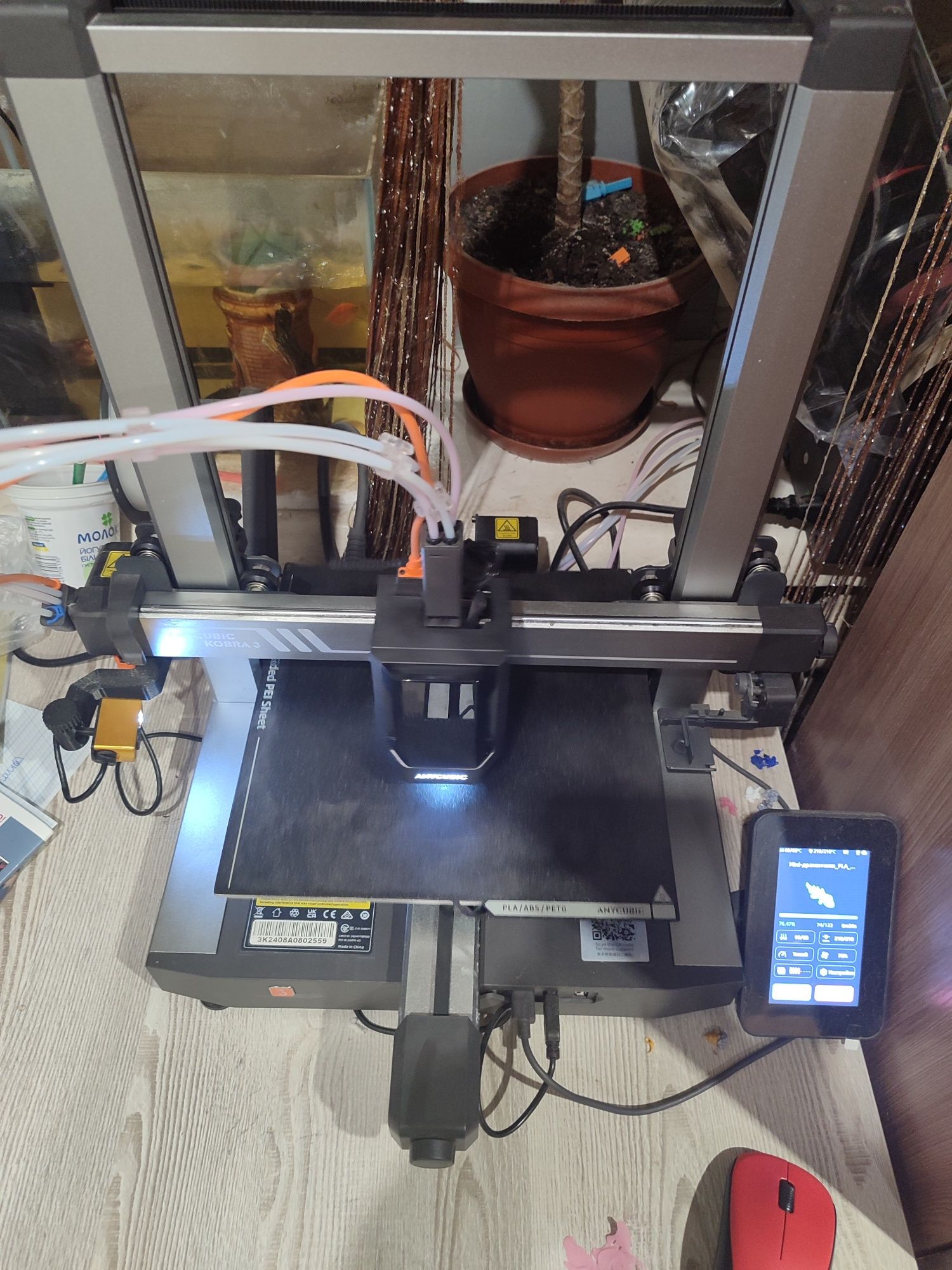 3D принтер Anycubic Kobra 3 Combo з камерою